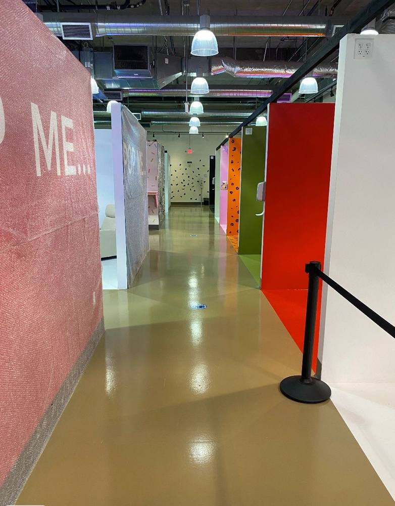 Commercial corridor floor care