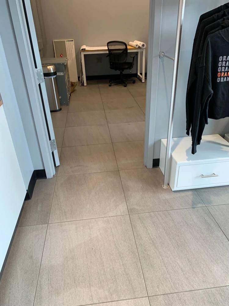 Studio office and entry